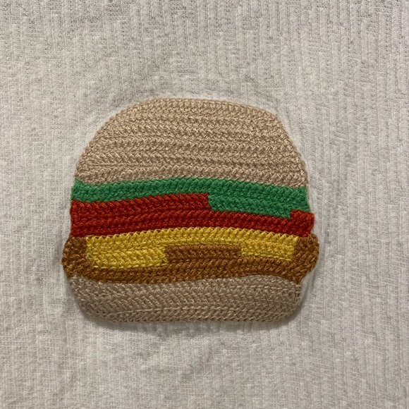 Zara embroidered hamburger T-shirt - Picture 3 of 4
